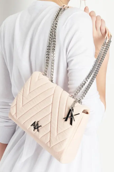 Kadın Mini Omuz Çantası-Ten 