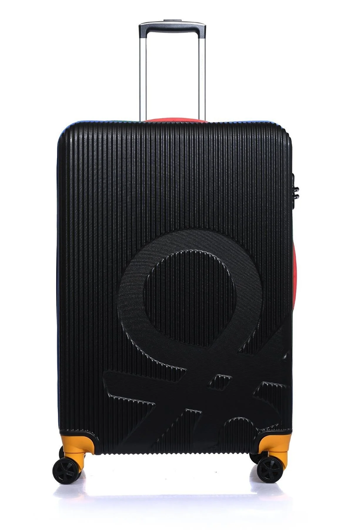 Büyük Boy Çekçekli Sert Valiz 14Bnt100-01-Siyah 