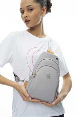 Gofraj Baskılı Çapraz Body Çanta-Bnt_614 