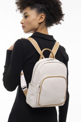 Graffiti Kadın Sırt Çantası-Bej-A.Camel 