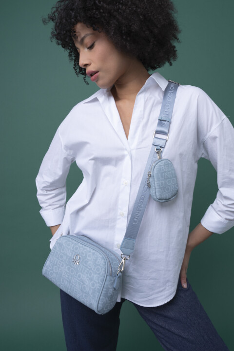 Benetton Kadın Çapraz Çanta - Mavi 