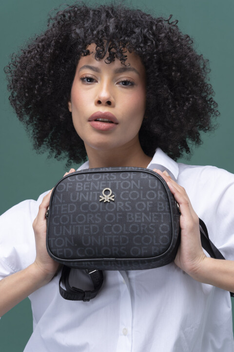 Benetton Kadın Çapraz Çanta - Siyah 