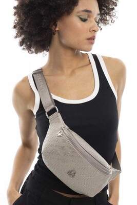 Kadın Graffiti Bel Çantası Bnt_1060-Altın 