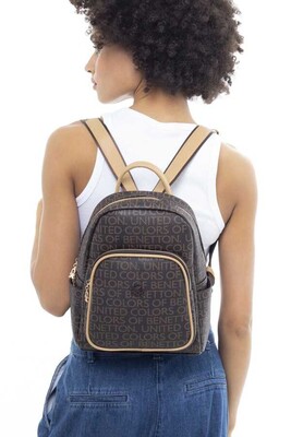 Monogram Sırt Çantası Bnt_917-Kahve-A.Camel 
