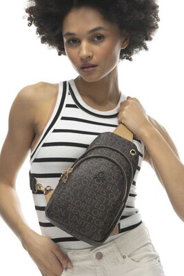 Monogram Vücut Çantası Bnt_954-Kahve-A.Camel 