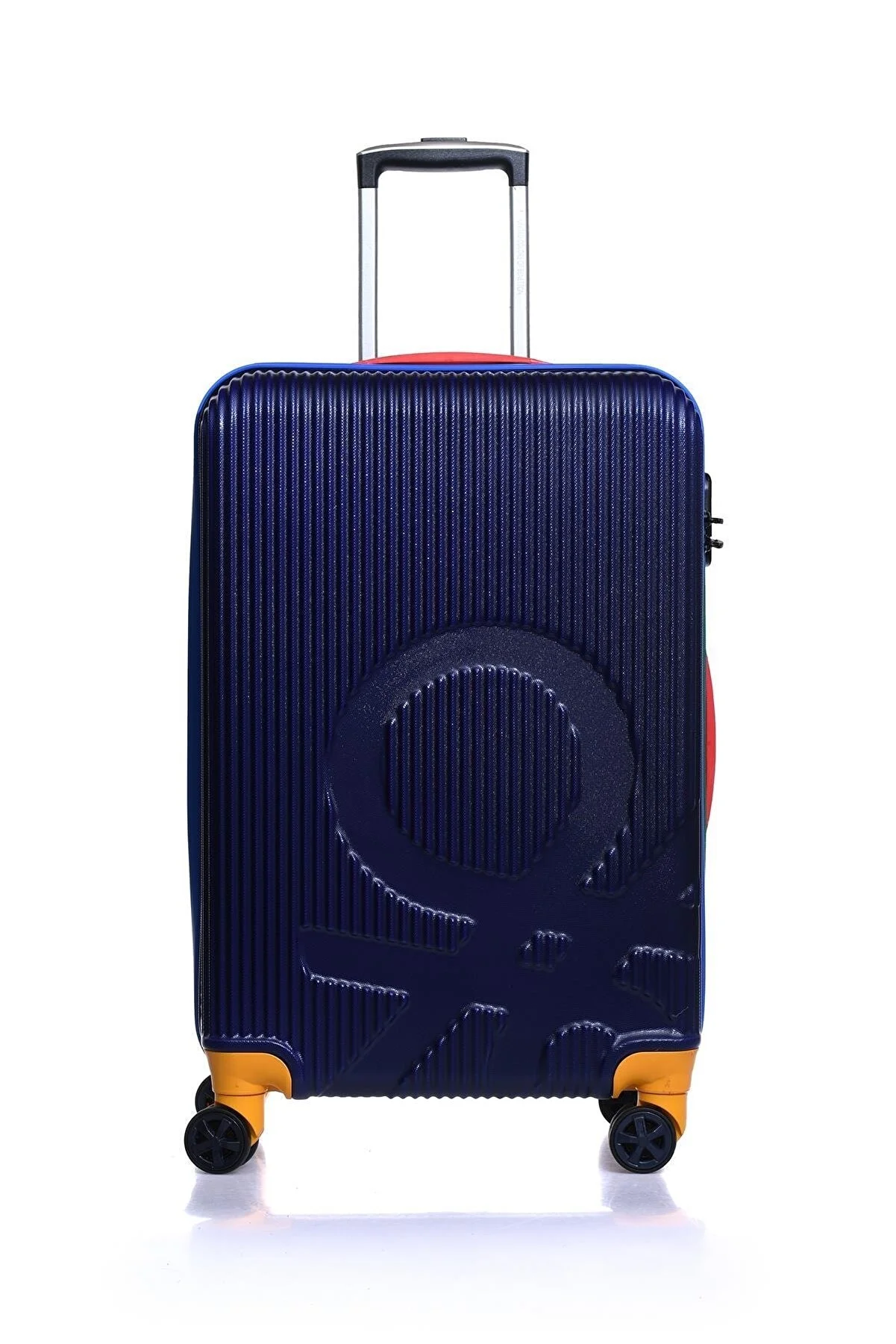 Orta Boy Çekçekli Sert Valiz 14Bnt100-02-Mavi 