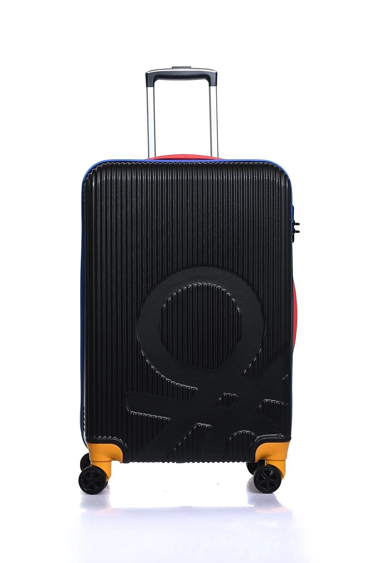 Orta Boy Çekçekli Sert Valiz 14Bnt100-02-Siyah 