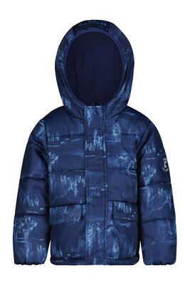 Erkek Bebek Mont-Lacivert 