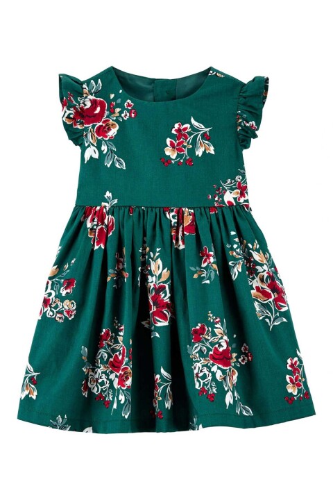 Kız Bebek Elbise - Desenli 