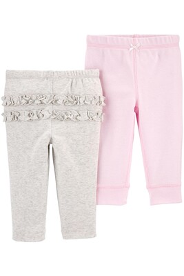 Layette Kız Bebek 2'Li Pantolon Set 