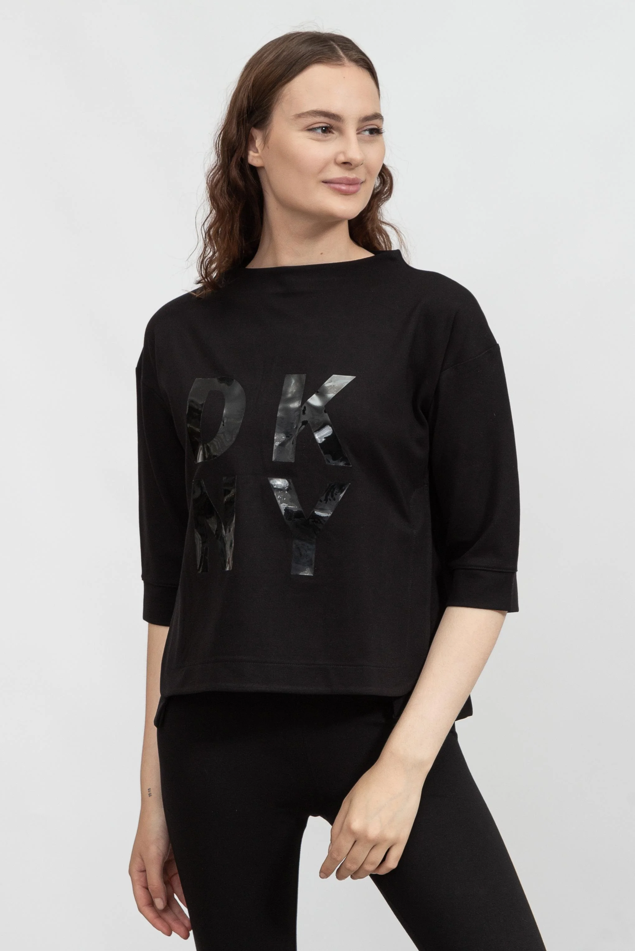 Slv Pop Over Kadın Sweatshirt-Siyah 