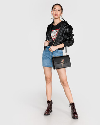 Elıssa- Lg Shoulder Mini Omuz Çantası-Siyah Altın 