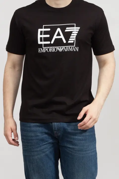 Bisiklet Yaka Erkek T-Shirt-Siyah 