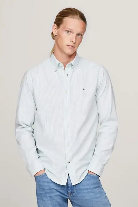 Erkek 1985 Collection Oxford Gömlek - Yeşil 