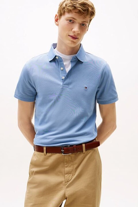 Erkek 1985 Slim Fit Polo Yaka T-Shirt - Açık Mavi 