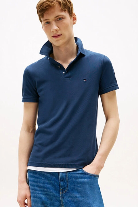 Erkek 1985 Slim Fit Polo Yaka T-Shirt - Mavi 