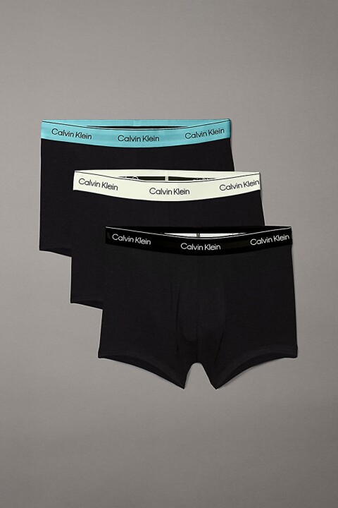 Erkek 3'lü Paket Trunk Boxer Seti - Siyah 