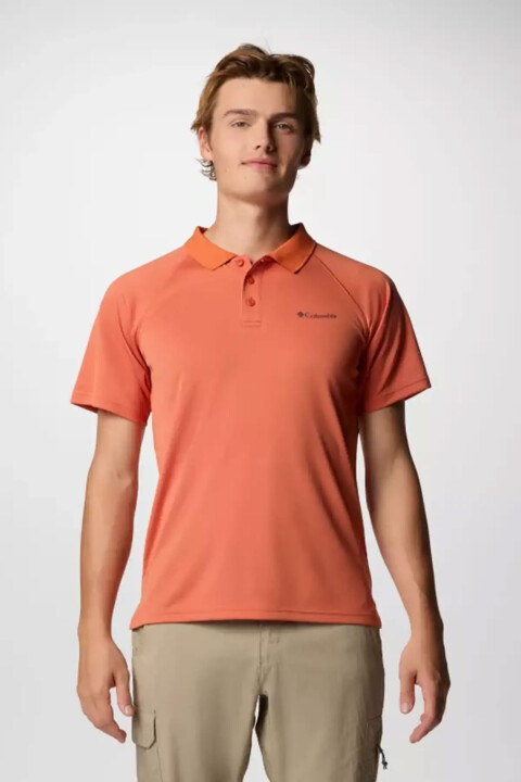 Erkek Alpine Chill Polo Yaka T-Shirt - Kiremit 
