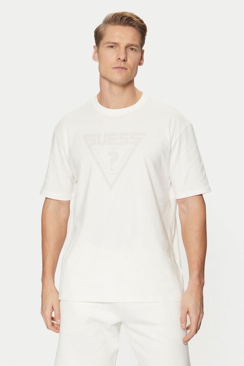 Erkek Azha Cn Over T-Shirt - Beyaz 