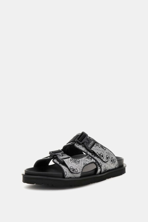 Erkek Bahamas 4G Logolu Sandalet - Gri 