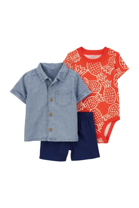 Erkek Bebek Alt Üst Set 