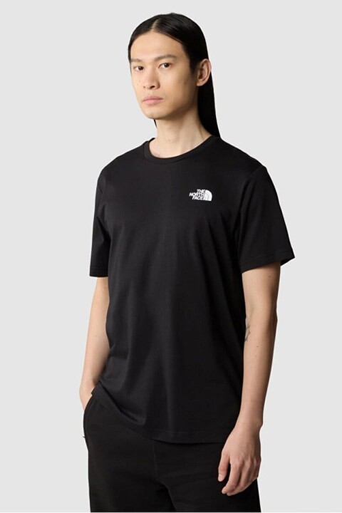 Erkek Box Logo T-Shirt - Siyah 