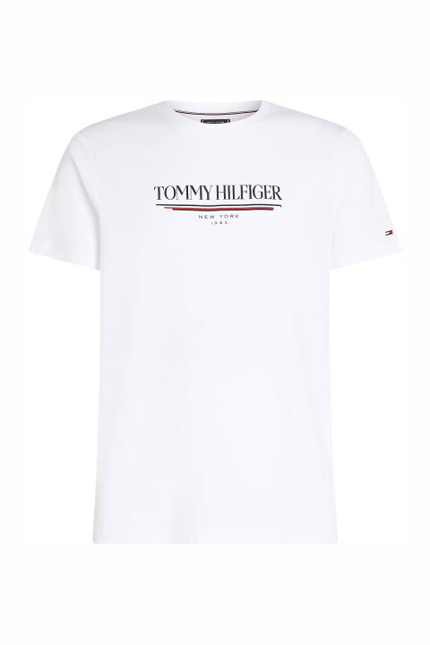 Erkek Brand Love Hilfiger T-Shirt – Beyaz 