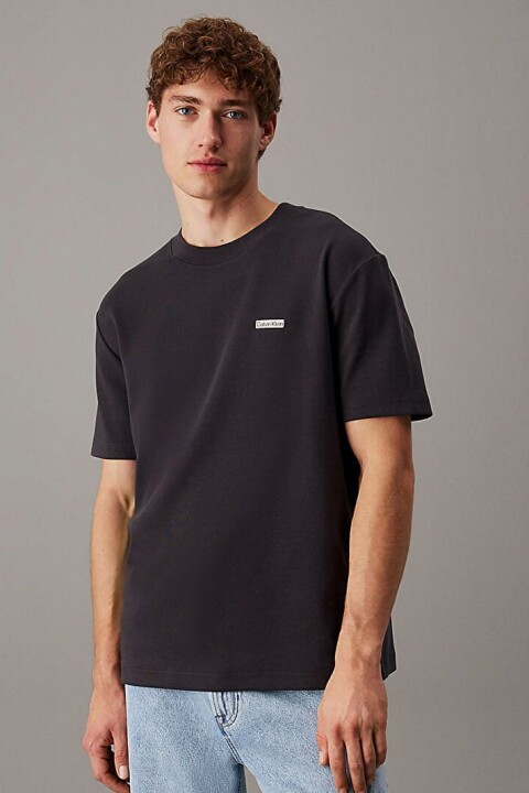 Erkek Calvin Klein Mini Label T-Shirt - Gri 