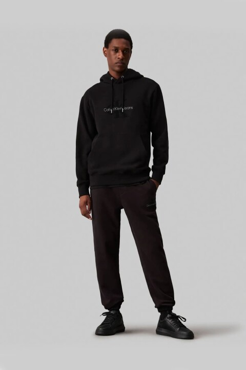 Erkek Chenılle Monologo Eşofman Altı - Siyah 