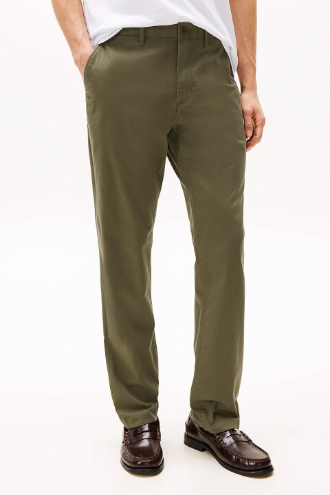 Erkek Chino Denton 1985 Pima Cotton Pantolon - Haki 