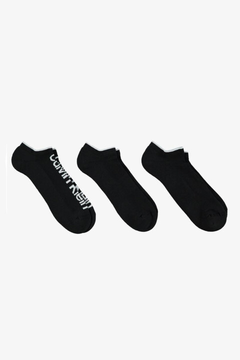 Erkek Ck Athleisure 3'lü Sneaker Çorap - Siyah 