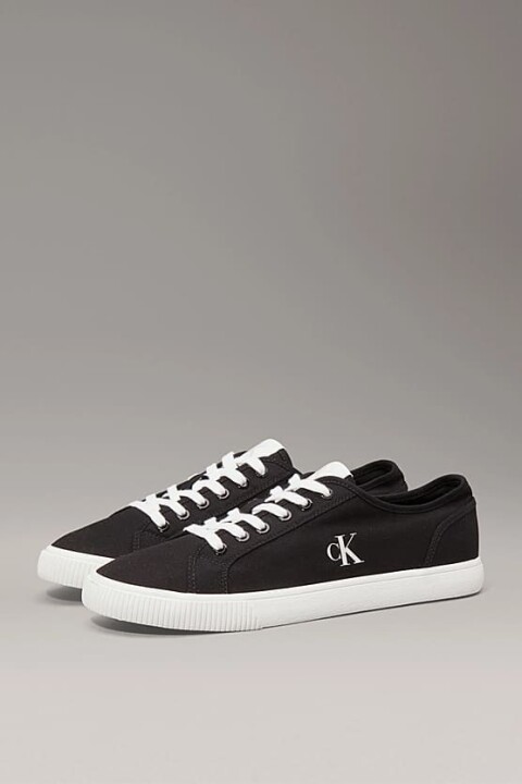 Erkek Ck Canvas Sneakers - Siyah 