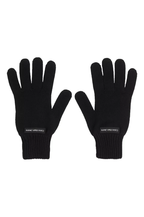 Erkek Ck Inst Patch Eldiven - Siyah 