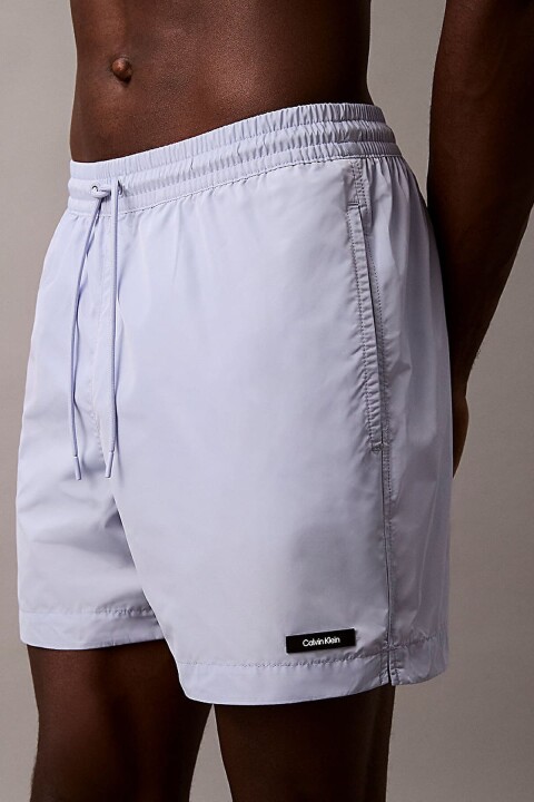 Erkek Ck Medium Drawstring Yüzme Şortu - Açık Mor 