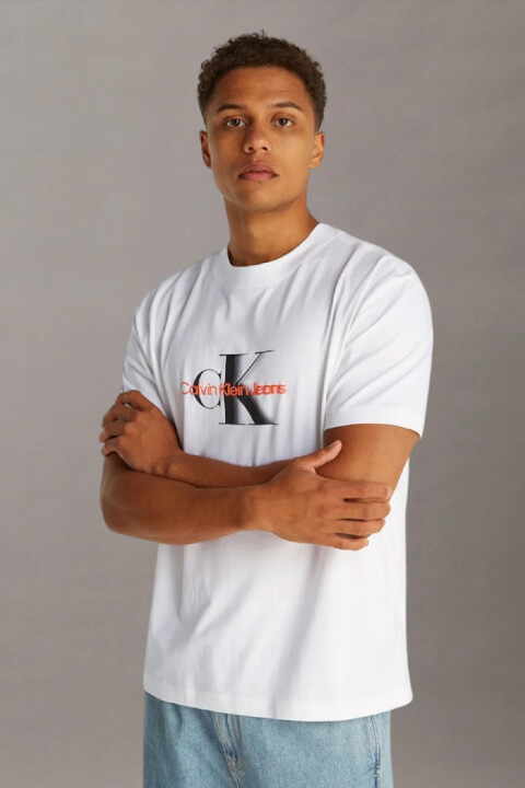 Erkek Ck Monologo Shift T-Shirt - Beyaz 