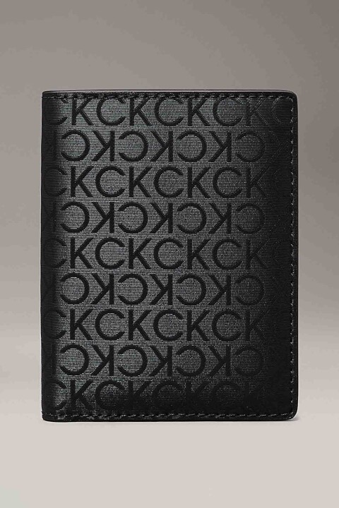 Erkek Ck Sleek Bifold Cüzdan - Siyah 