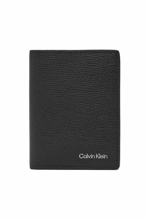 Erkek Ck Warmith Bifold Cüzdan - Siyah 