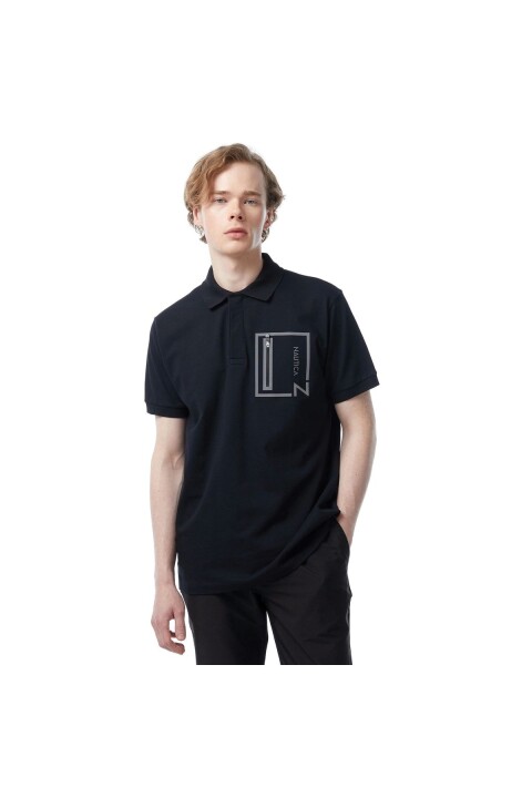 Erkek Classıc Fit Kısa Kollu Polo Yaka T-Shirt - Siyah 