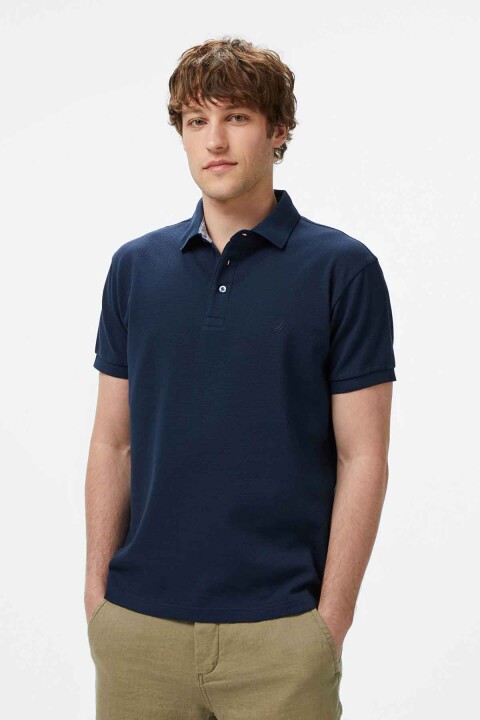 Erkek Classic Fit Polo - Lacivert 