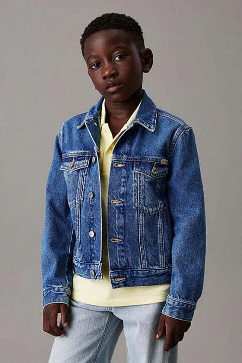 Erkek Çocuk Ck Bright Denim Ceket - Mavi 