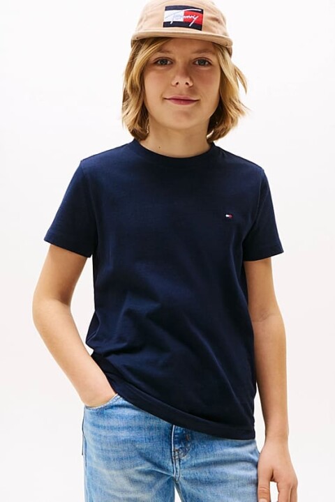 Erkek Çocuk Regular Fit Logolu Pamuklu T-shirt - Lacivert 