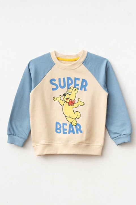 Erkek Çocuk Sweatshirt - Mavi 