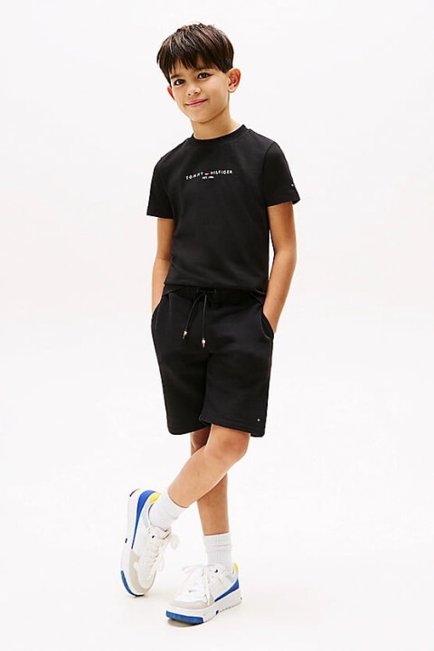 Erkek Çocuk T-Shirt ve Şort Takım - Siyah 