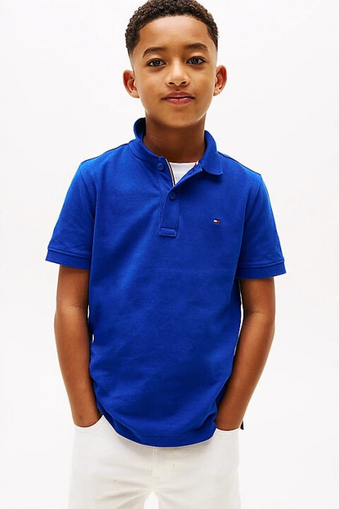 Erkek Çocuk Th Polo T-Shirt - Mavi 