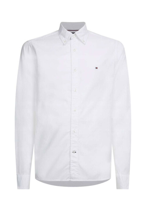 Erkek Core Flex Poplin Gömlek - Beyaz 