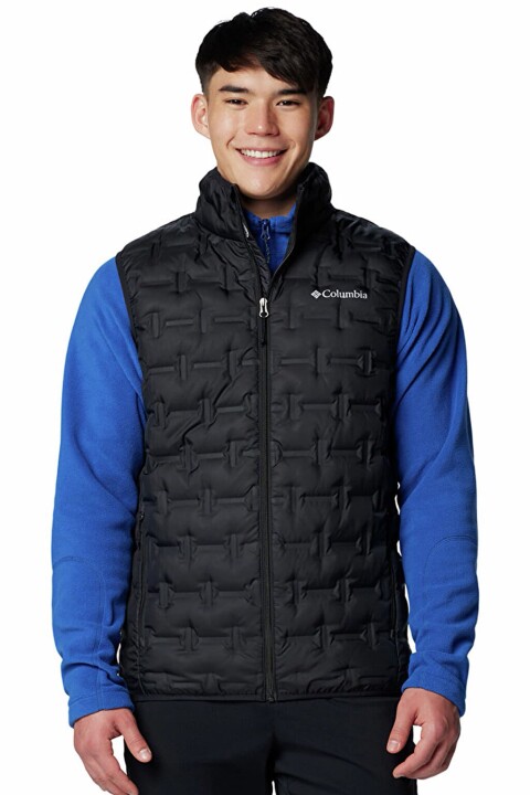 Erkek Delta Ridge II Down Ördek Tüyü Yelek - Siyah 