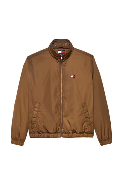 Erkek Dik Yaka Dolgulu Mont - Kahverengi 