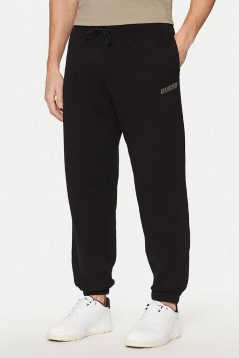 Erkek Emis Cuffed Eşofman Altı - Siyah 