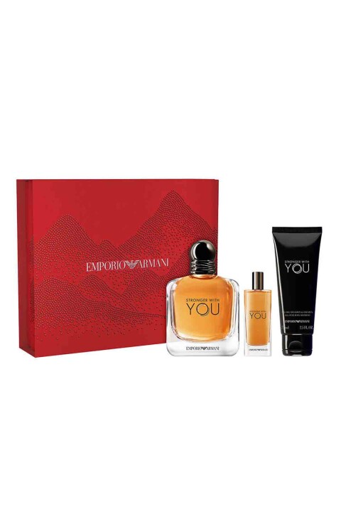 Erkek Emporio Armani Stronger With You Edt 100 ml Parfüm Set 