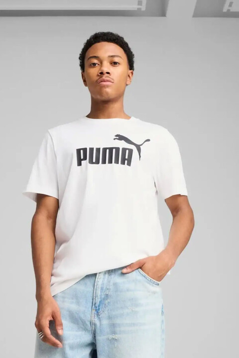 Erkek ESS No. 1 Logo Tee T-Shirt - Beyaz 